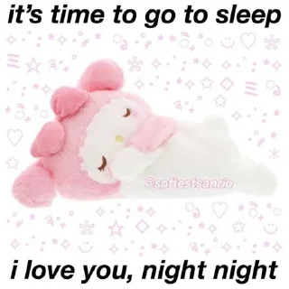😴 sanrio -! 💗, стикер Telegram 16 из 84