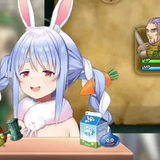 🐰 Usada Pekora @VtuberSticker, стикер Telegram 19 из 30