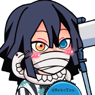 ⚔ KNY Chibi @NekoTsu, Telegram sticker 10 of 28