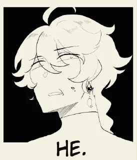 Стикеры от художника @ThiccWit