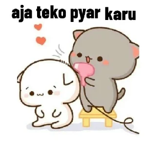 🤗 @stickers_gifs_store cute chibi cat❤️✨, Telegram sticker 7 of 95