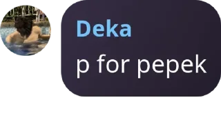 ieu punya deka @pforpep3k