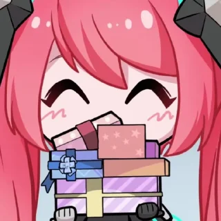 💖 ᛃ ꒰𑁬ִ۫ @TiKELCiTY2 - @STiCKERANiMEPACK ִ۫໒꒱, Telegram sticker 1 of 80