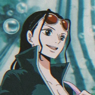 ☎ Nico robin by @Y0NIGU, sticker Telegram 4 sur 31
