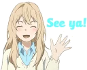 👋 Kaori Miyazono by @rian95, стікер Telegram 9 з 120