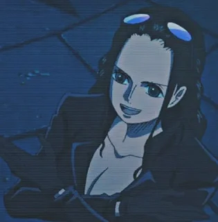 ☎ Nico robin by @Y0NIGU, sticker Telegram 8 sur 31
