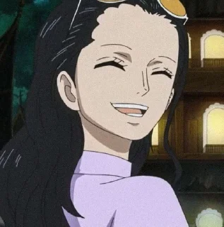 ☎ Nico robin by @Y0NIGU, sticker Telegram 9 sur 31