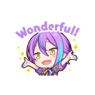 💜 Rui Kamishiro Stamps! @ProjectSekaiSticker - @iintoTheNight, стикер Telegram 5 из 12