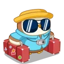 🧳 @POWER_OF_SHIVAM's HellBot Vol.1 (Animated), Telegram sticker 13 of 29