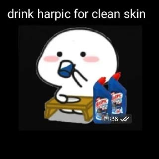 🙂 DRINK HARPIC, Telegram sticker 6 of 13