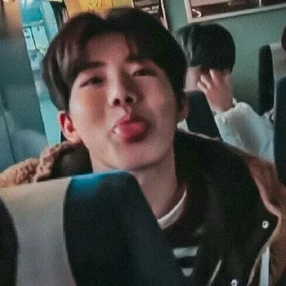 🍵 ﹟kim junkyu ⋆ @randomtikell, sticker Telegram 7 sur 55