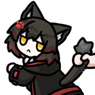 🤤 猫妖夜瞳喵 @zhaxia_cn, стікер Telegram 8 з 16