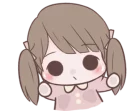 😶 Chubby Girl (Eng) @stickerscar, Telegram sticker 8 of 40