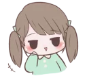 😦 Chubby Girl (Eng) @stickerscar, Telegram sticker 23 of 40