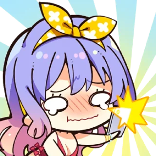 😣 天使☆騒々 RE-BOOT! @MoeStickers0721, Telegram sticker 21 of 39