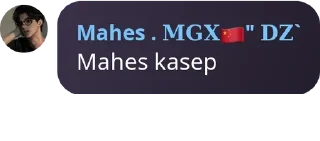 😊 Mahesa mind, sticker Telegram 10 sur 19