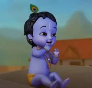 🍼 little krishna @darkluvs, стікер Telegram 7 з 17