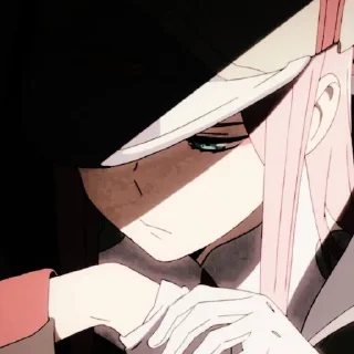 🍥 zero two . @mochisecret, стикер Telegram 2 из 36