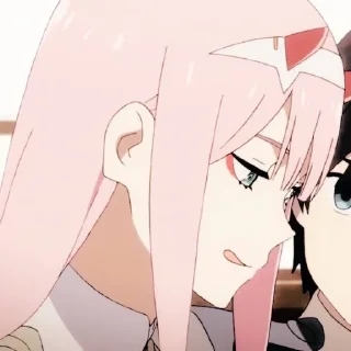 🍥 zero two . @mochisecret, стикер Telegram 11 из 36