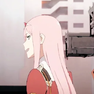🍧 zero two . @mochisecret, стикер Telegram 14 из 36