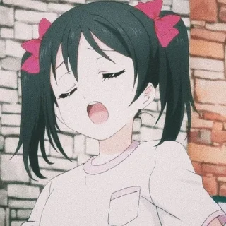 😍 Nico Yazawa || @StickerAnimePack, стикер Telegram 3 из 25