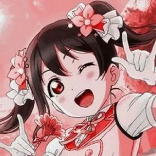 🍒 Nico Yazawa || @StickerAnimePack, стикер Telegram 11 из 25