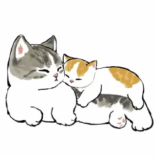 🦦 可愛い猫 @aestheticstikerpack, Telegram sticker 19 of 109