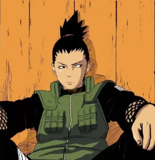 😒 Shikamaru by @lazy_raion, Telegram sticker 2 of 47