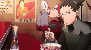 🍜 Shikamaru by @lazy_raion, Telegram sticker 13 of 47