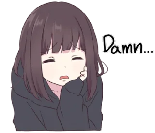😶 Menhera-chan. EN @waesticker, стікер Telegram 6 з 41