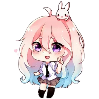 ✌️ Cute lolis❤️, стікер Telegram 21 з 43