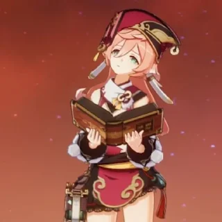 📚 @HttpHuTao . Yanfei, Telegram sticker 24 of 60