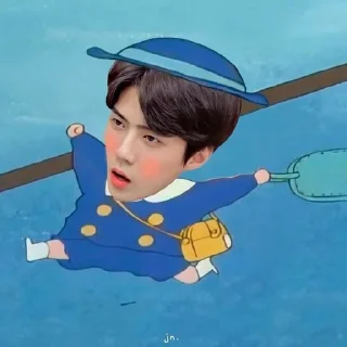 🔎 Sehun cute · @liachy, стікер Telegram 1 з 9