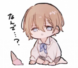 🍥 Little boy by Arachi @lovelyong, Telegram sticker 14 of 32