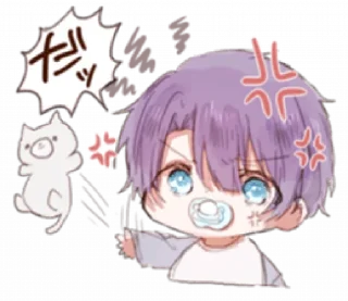 🍥 Little boy by Arachi @lovelyong, Telegram sticker 20 of 32