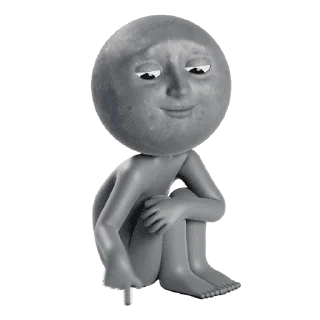 😔 Mr n Mrs Moon, стікер Telegram 10 з 29