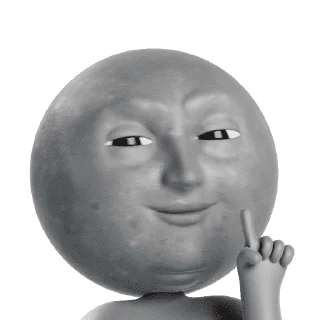 😒 Mr n Mrs Moon, стікер Telegram 2 з 29