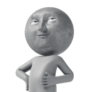 😋 Mr n Mrs Moon, стікер Telegram 17 з 29