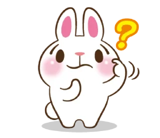 🤔 Molly the rabbit @bistic, sticker Telegram 9 sur 40