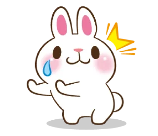 😥 Molly the rabbit @bistic, sticker Telegram 6 sur 40