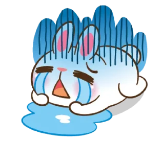 😭 Molly the rabbit @bistic, sticker Telegram 14 sur 40