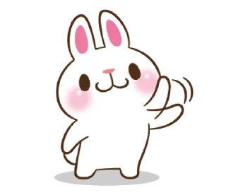 🙂 Molly the rabbit @bistic, sticker Telegram 15 sur 40
