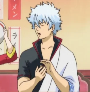 👏 Gintama pack 01 :: @sl_alpha_x, стікер Telegram 7 з 51
