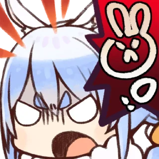 Pekora Ch. 兎田ぺこら Member Stickers