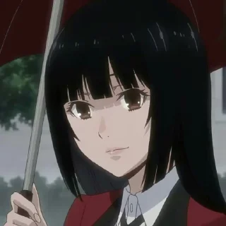 🥢 Jabami Yumeko ┈➤ @anime_stickerspack, sticker Telegram 9 sur 30