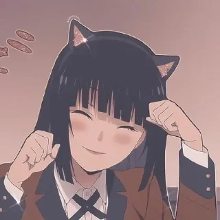 🥢 Jabami Yumeko ┈➤ @anime_stickerspack, sticker Telegram 20 sur 30