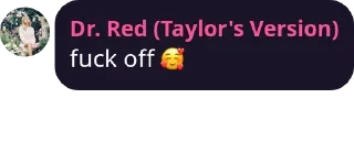🖕 Miss T, стикер Telegram 18 из 20