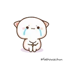 😭 蜜桃貓2 @fathousechun, Telegram sticker 13 of 24
