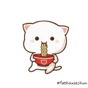 🍜 蜜桃貓2 @fathousechun, Telegram sticker 15 of 24