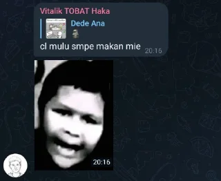 😐 Vitalik tobat haka, стікер Telegram 12 з 35
